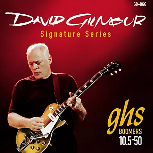 GHS Boomers GB-DGG David Gilmour Signature Electric Guitar String Set, Red (.0105-.050) - Bananas at Large®