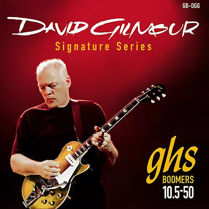 GHS Boomers GB-DGG David Gilmour Signature Electric Guitar String Set, Red (.0105-.050)