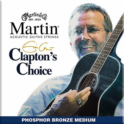 Martin MEC13 Claptons Choice Phosphor Bronze Acoustic Guitar Strings Medium - Bananas at Large