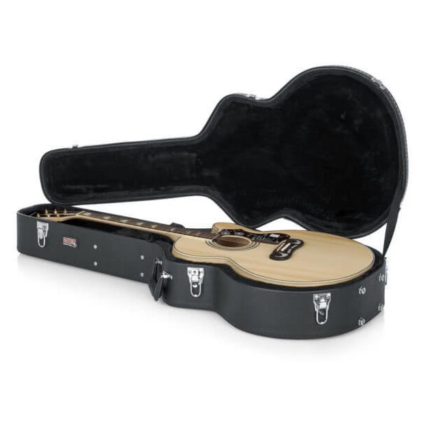 Gator Deluxe Wood Case for Jumbo Acoustic Guitars