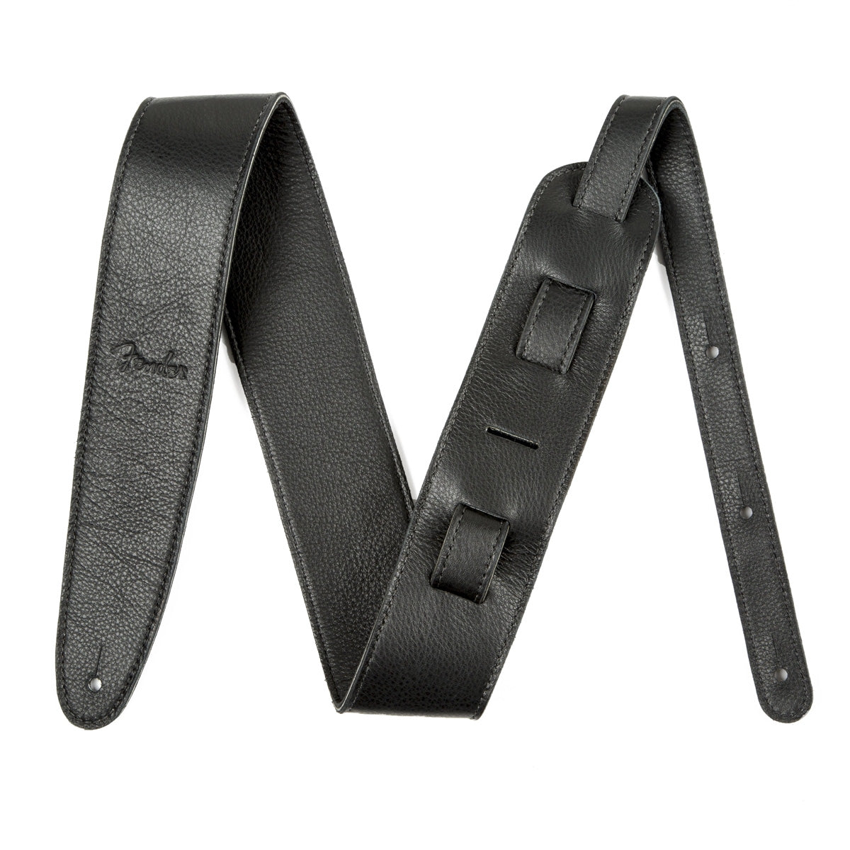 Fender Artisan Crafted Leather 2.5 in. Guitar Strap - Black - Bananas at Large®