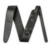 Fender Artisan Crafted Leather 2.5 in. Guitar Strap - Black