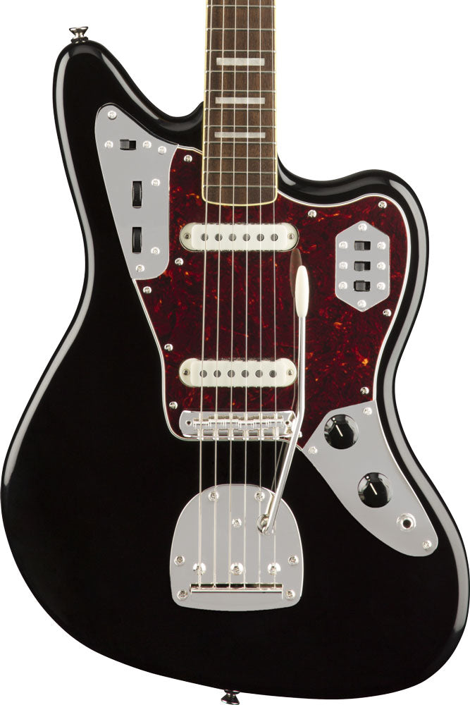 Fender Squier Classic Vibe '70s Jaguar Guitar, Laurel Fingerboard - Black