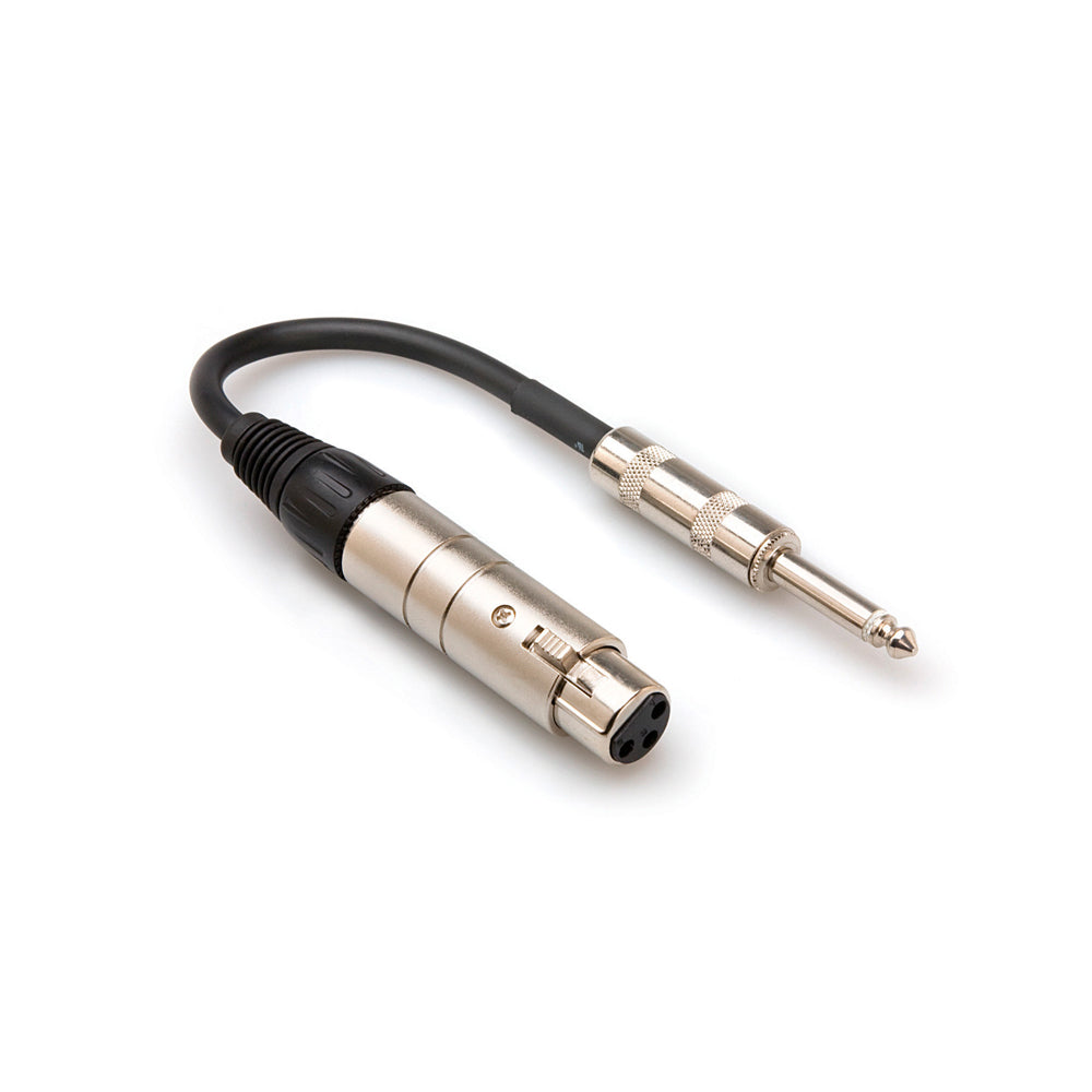 Hosa MIT-176 Impedance Transformer XLR3F to 1/4 in TS Adapter - Bananas at Large®