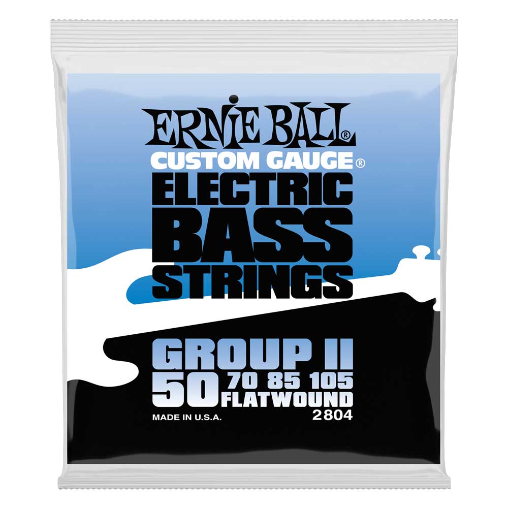 Ernie Ball - 2804 - Electric Bass String Set - Flat Wound Group II 50-105