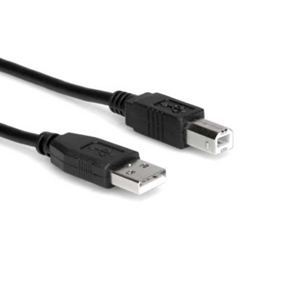 Hosa - USB-200.5AB - 6 in High Speed USB Cable - Type A to Type B