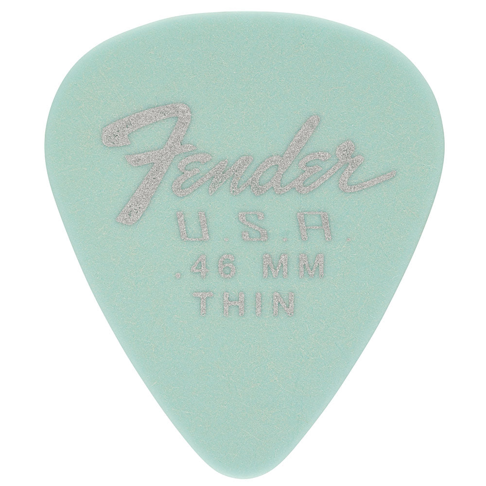 Fender 12-Pack 351 Shape Thin Dura-Tone Guitar Picks - Daphne Blue - Bananas at Large®