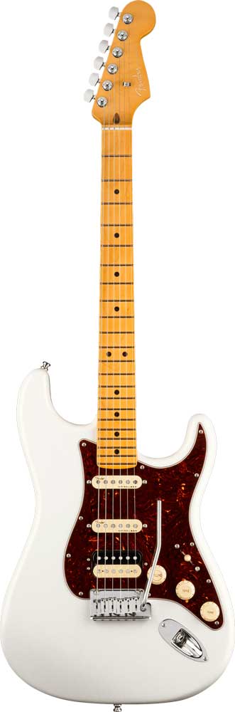 Fender American Ultra HSS Stratocaster with Maple Fingerboard - Arctic Pearl