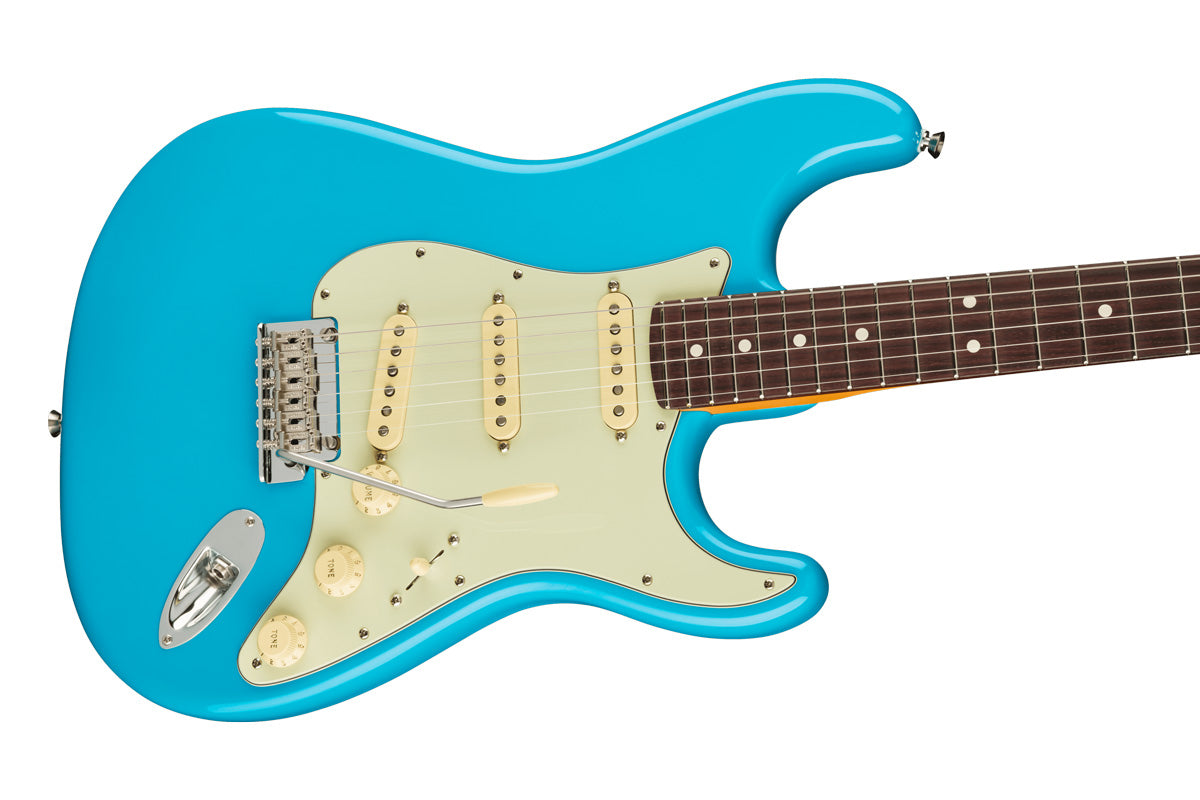 Fender American Professional II Stratocaster Electric Guitar - Rosewood Fingerboard - Miami Blue