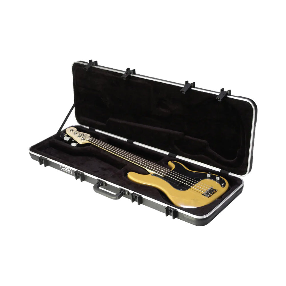 SKB 1SKB-44 Electric Bass Rectangular Hardshell Case - TSA Latch - Over-Molded Handle