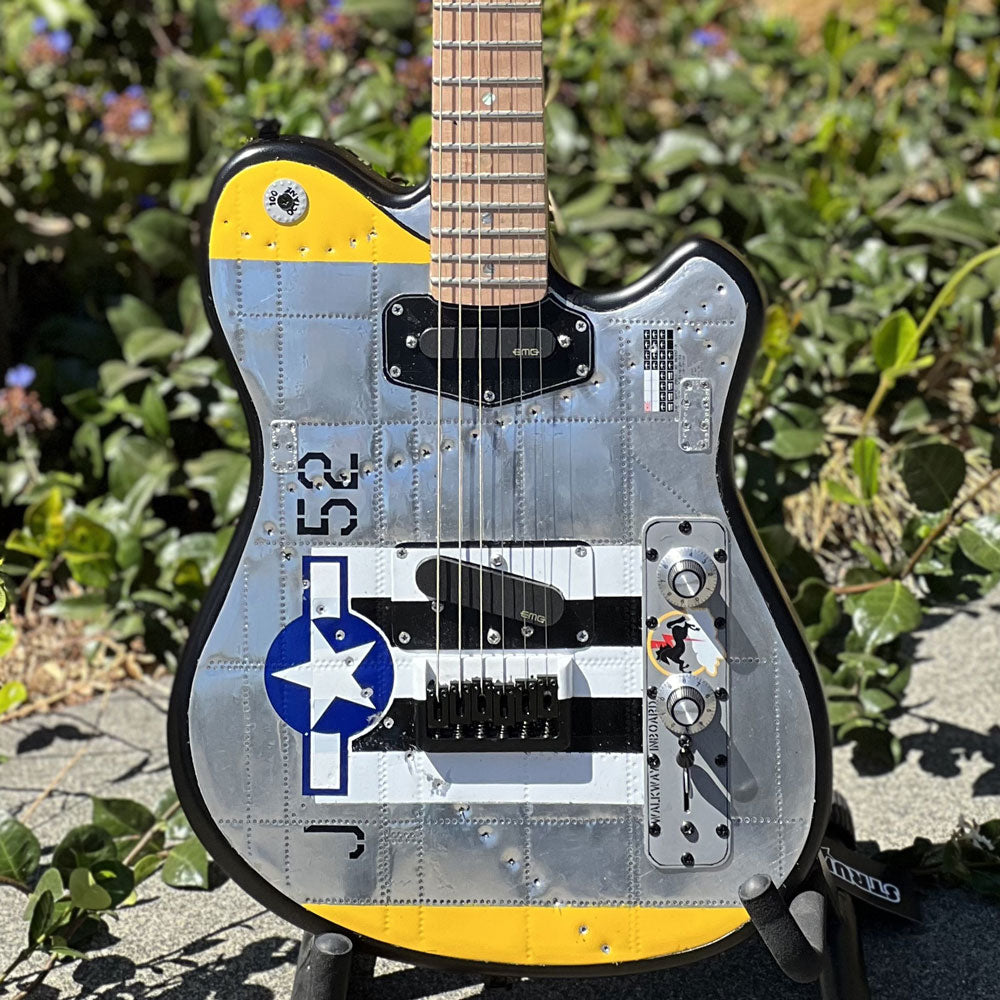 McConnell P-51 Turbocaster "The Enchantress" Custom Guitar w/case