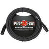Pig Hog PHM30 Black & White Woven Mic XLR Cable - 30 ft.