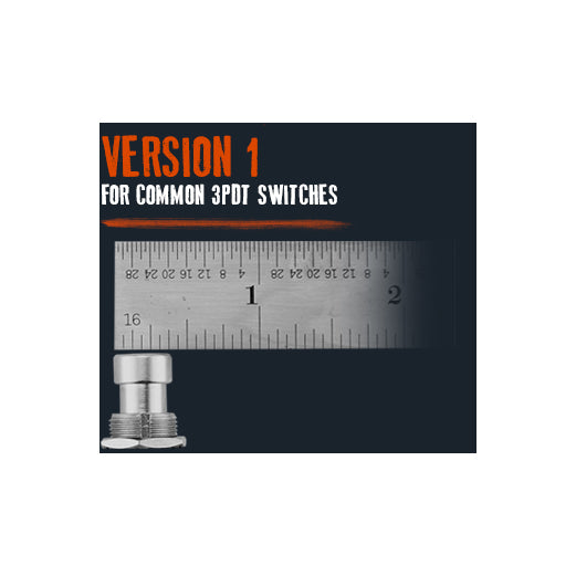 Barefoot Buttons V1 Tallboy Acrylic Footswitch Cap - Clear