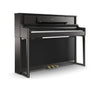 Roland LX-705 Digital Upright Piano with Stand and Bench - Charcoal Black