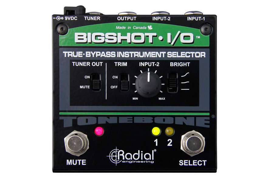 Radial BigShot I/O True-bypass Instrument Selector - Bananas at Large®