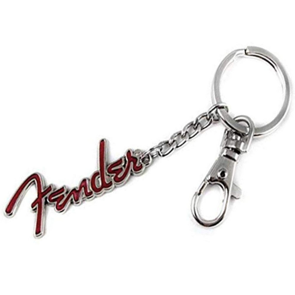 Fender 9190021000 Red Logo Keychain