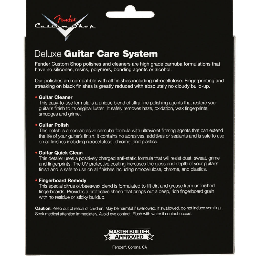 Fender Custom Shop Deluxe Guitar Care System - 4 Pack - Bananas at Large®