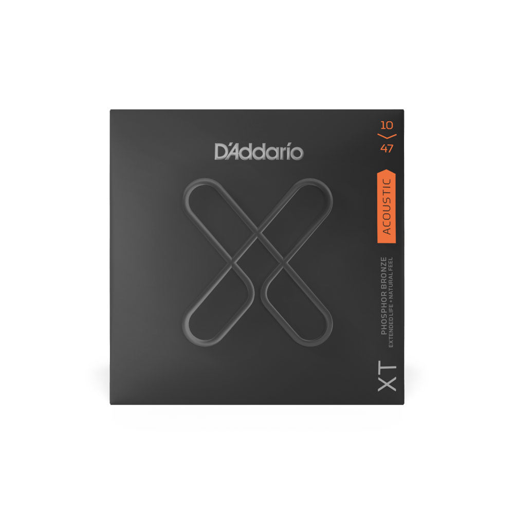 D'Addario XTAPB1047 Acoustic Guitar String Set - XT Coated Phosphor Bronze Extra Light 10-47 - Bananas at Large®