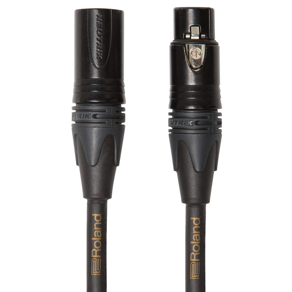 Roland RMC-GQ10 Gold Series Quad Microphone XLR Cable - 10 ft.