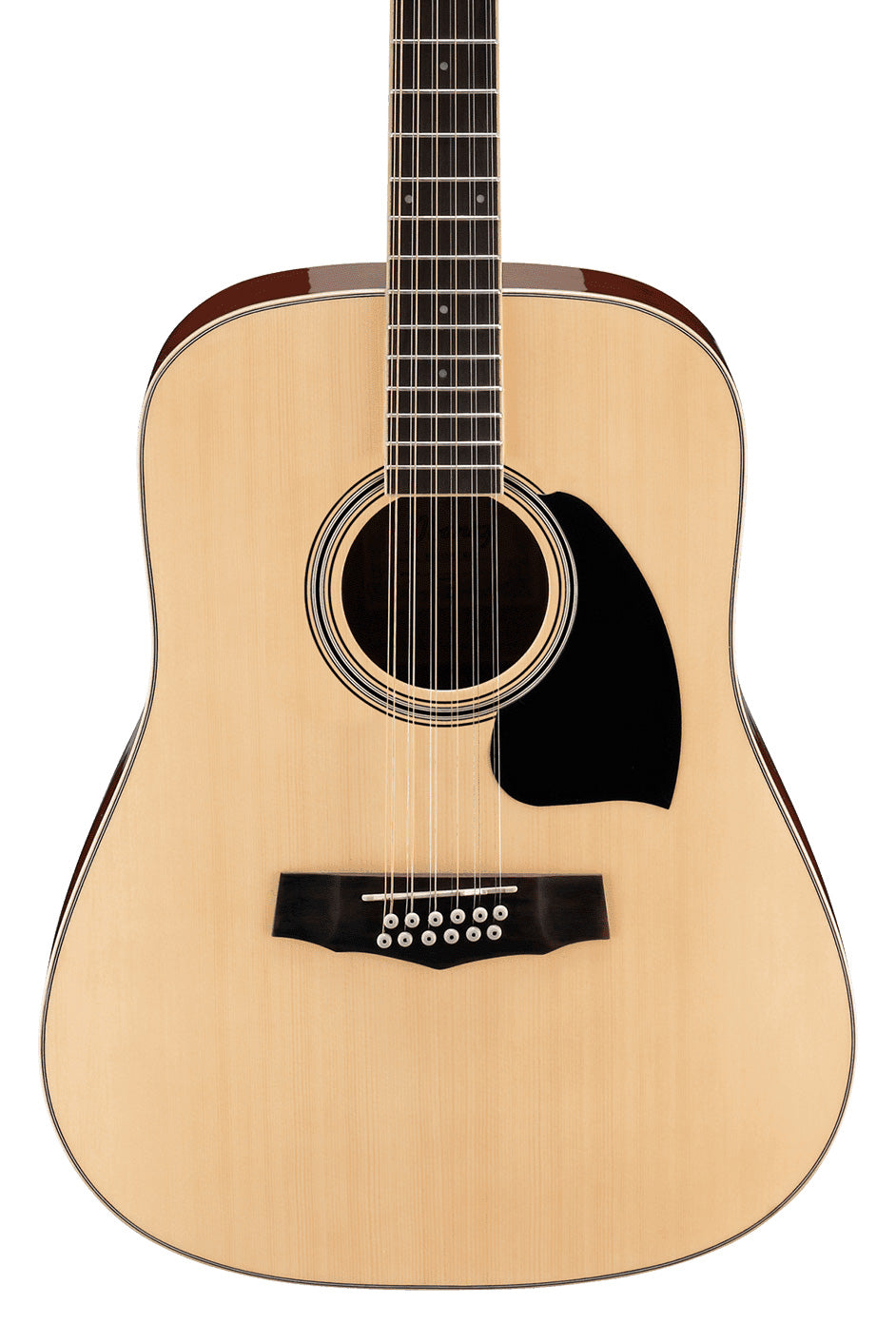 Ibanez 12-String Dreadnought Acoustic Guitar - Natural High Gloss