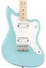 Fender Squier Mini Jazzmaster HH Guitar, Maple Fingerboard - Daphne Blue