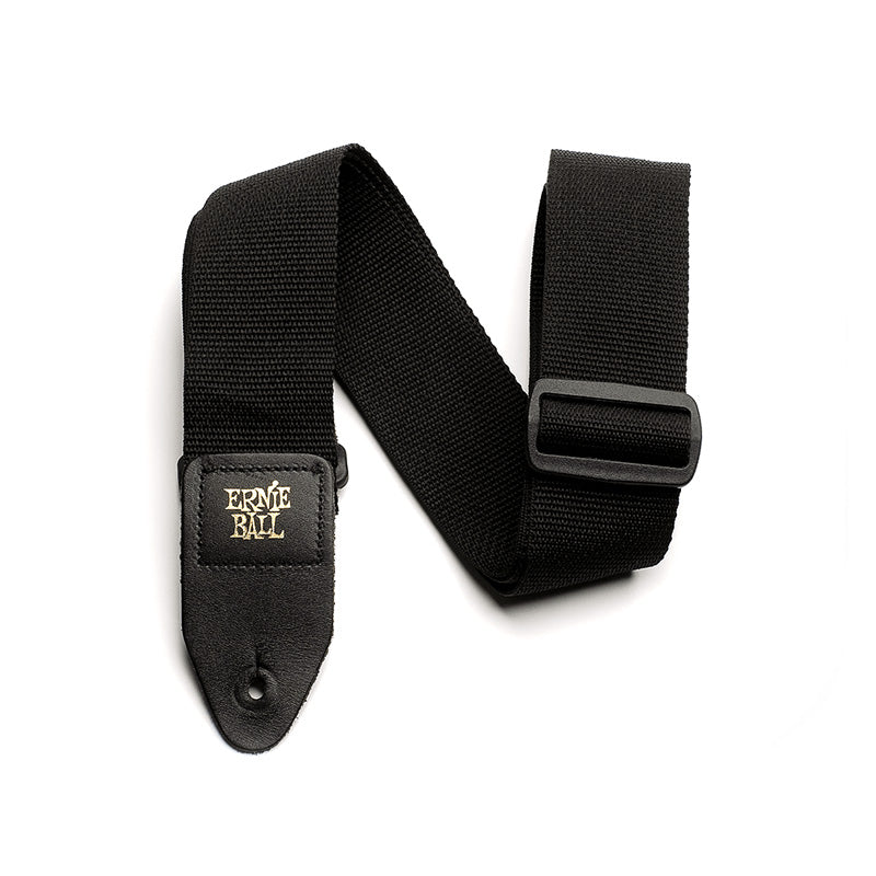 Ernie Ball Black Polypro Guitar Strap - Bananas at Large®