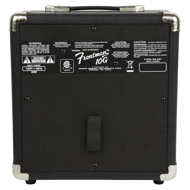 Fender Frontman 10G Guitar Combo Amp - Black and Silver - Bananas at Large®