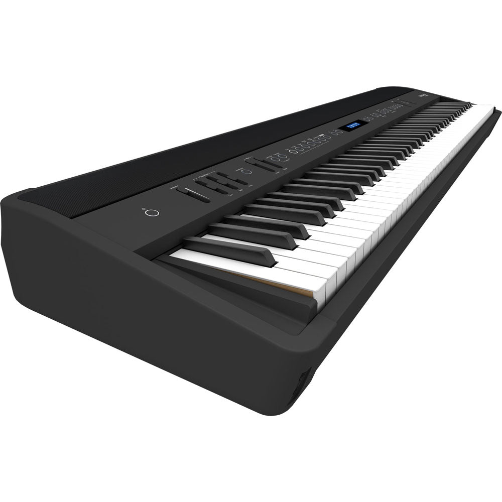 Roland FP-90X Weighted 88-Key Digital Piano with Pedal and Music Rest - Black - Bananas at Large®