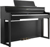 Roland HP-704 Digital Upright Piano with Stand and Bench - Charcoal Black