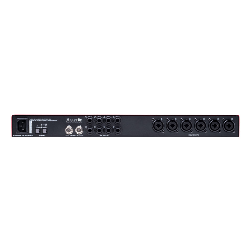 Focusrite Scarlett OctoPre Eight-Channel Mic Preamp with ADAT Connectivity