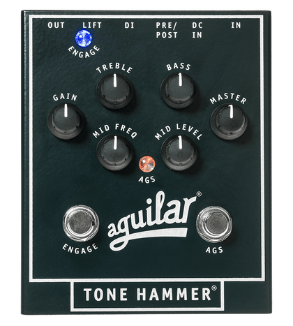 Aguilar Tone Hammer Preamp and Direct Box Bass Effects Pedal