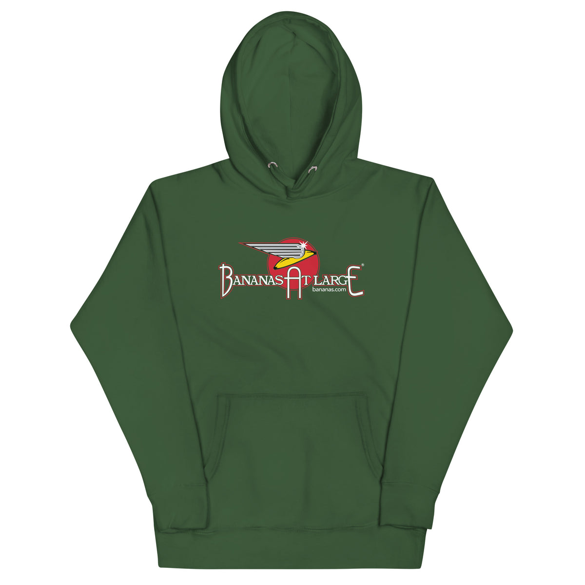 Bananas at Large® Pullover Hoodie, Retro Logo - Unisex