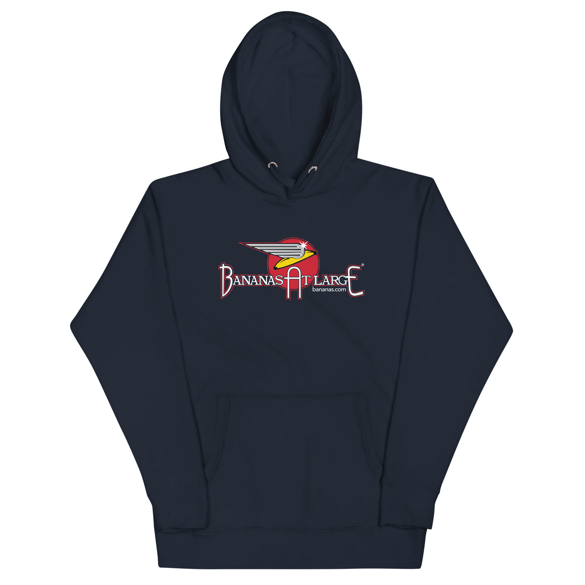 Bananas at Large® Pullover Hoodie, Retro Logo - Unisex
