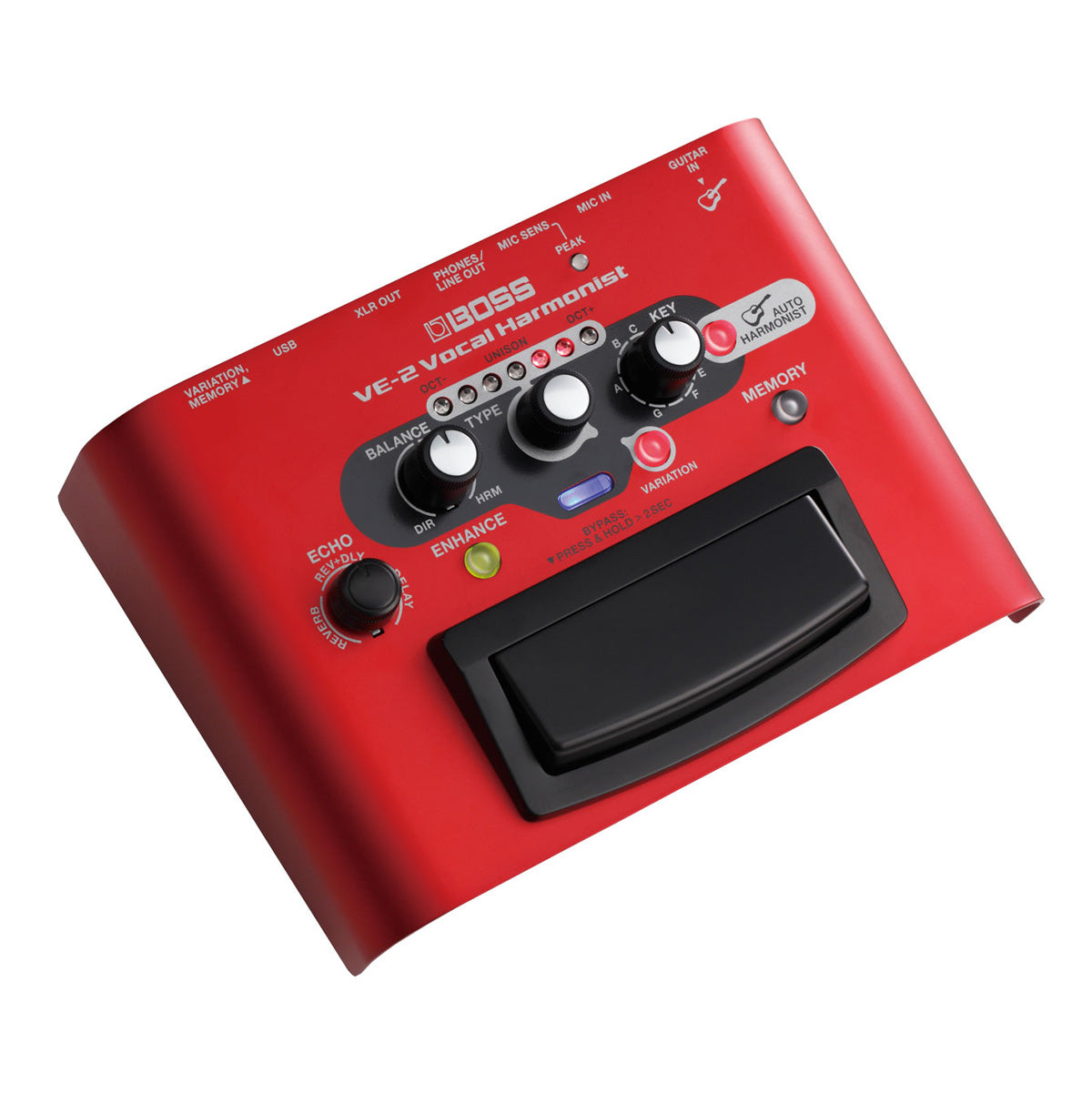 vocal multi effects pedal BOSS VE-2 Vocal Harmonist Multi-Effects Pedal – Bananas At Large Inc.® Musical Instruments & Pro Audio