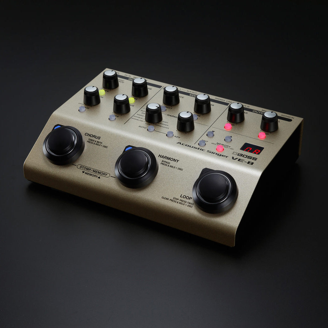 BOSS VE-8 Acoustic Singer Multi-Effects Pedal – Bananas At Large Inc.® Musical Instruments & Pro Audio