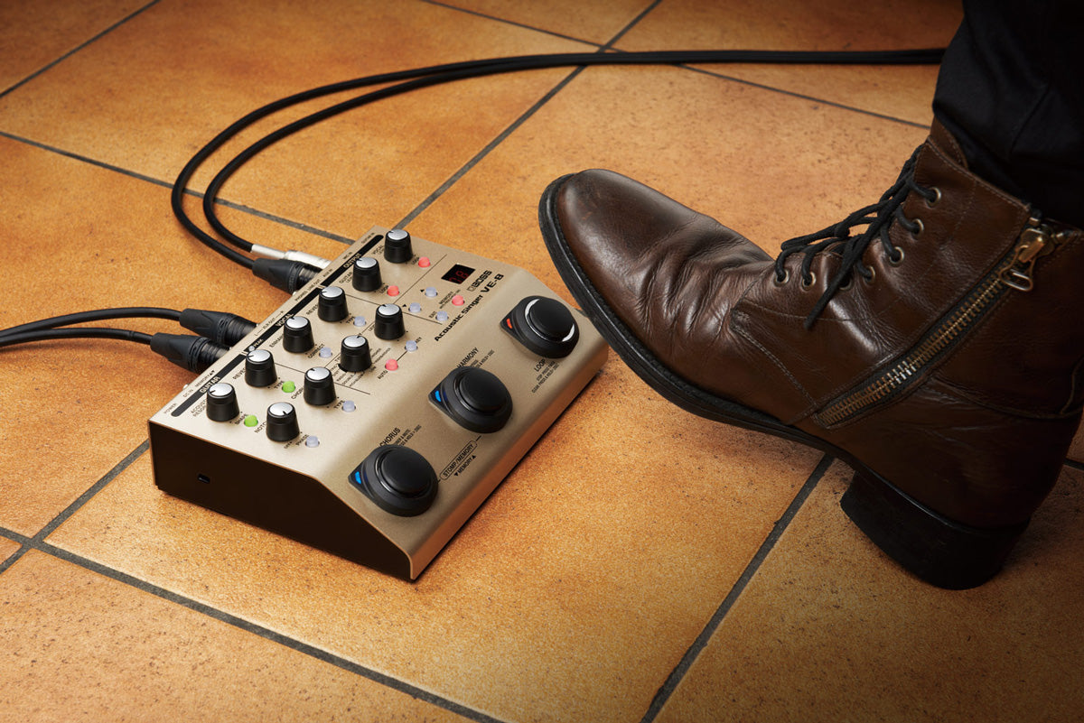 BOSS VE-8 Acoustic Singer Multi-Effects Pedal - Bananas at Large®