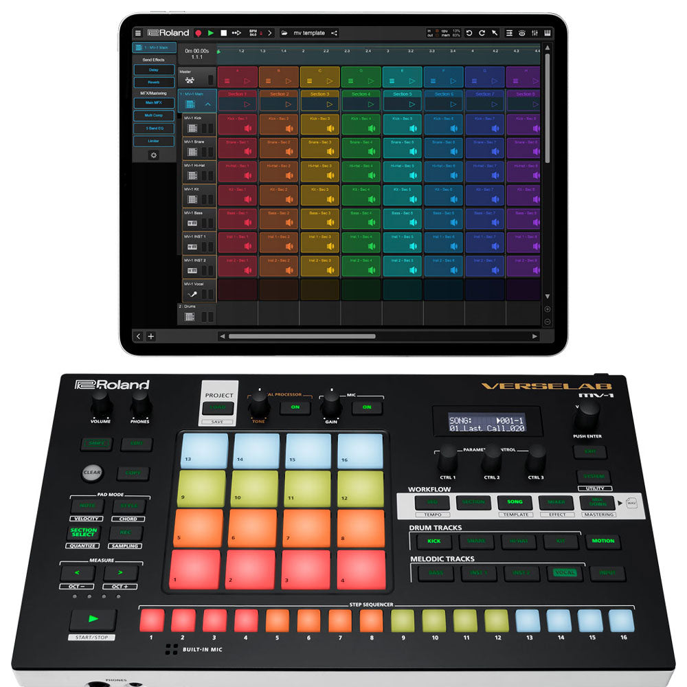 Roland Verselab MV-1 Music Workstation – Bananas at Large® Musical 