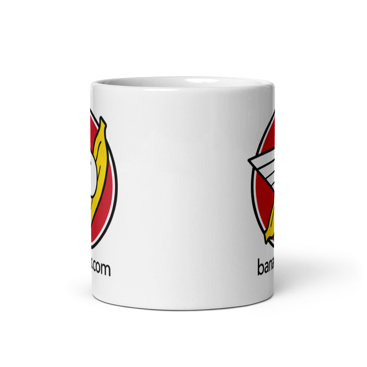Bananas at Large® White Glossy Mug - Icon Logo