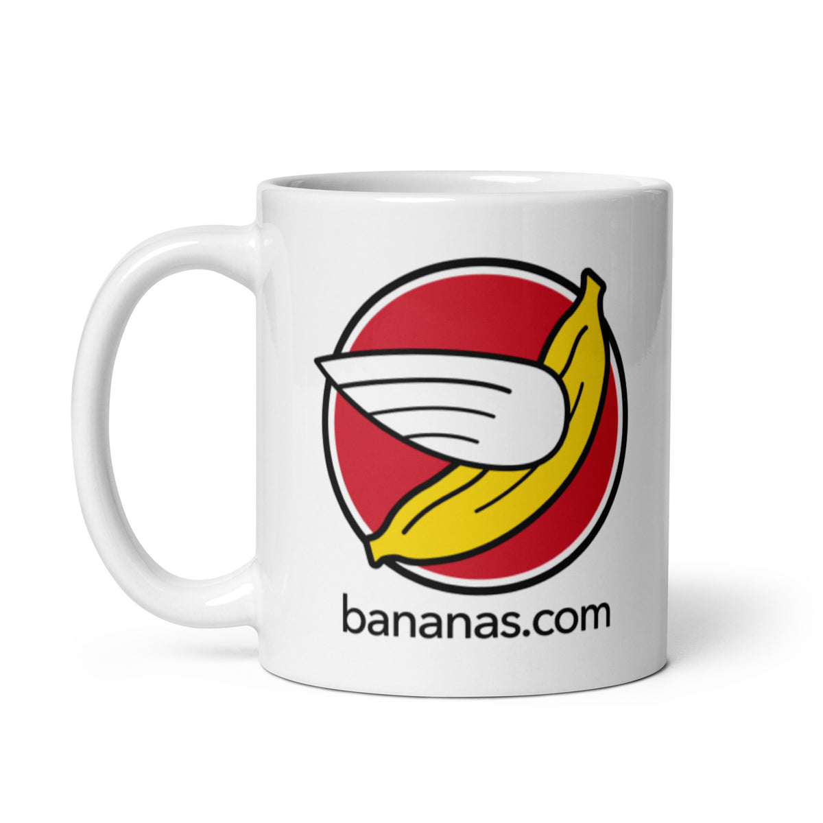 Bananas at Large® White Glossy Mug - Icon Logo