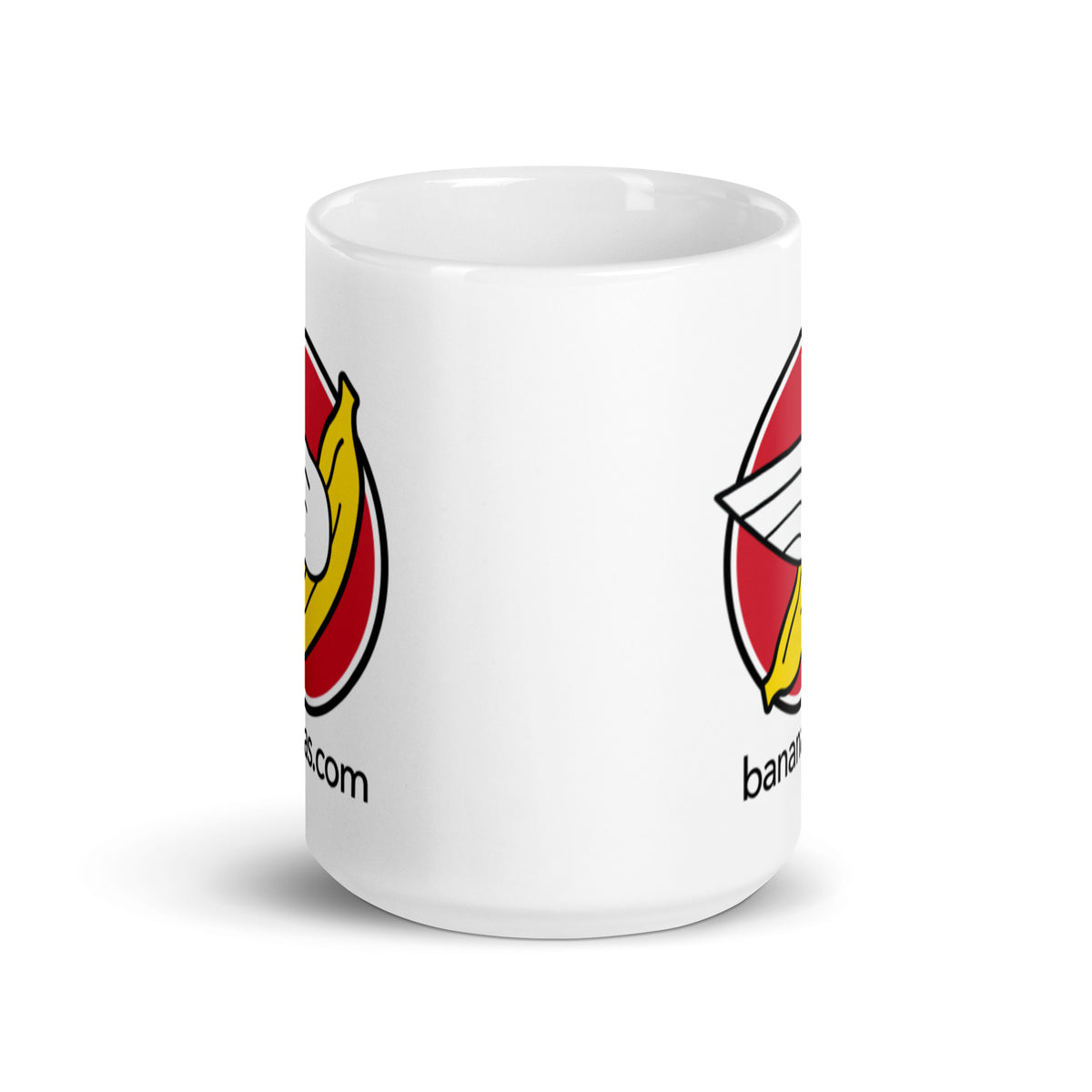 Bananas at Large® White Glossy Mug - Icon Logo