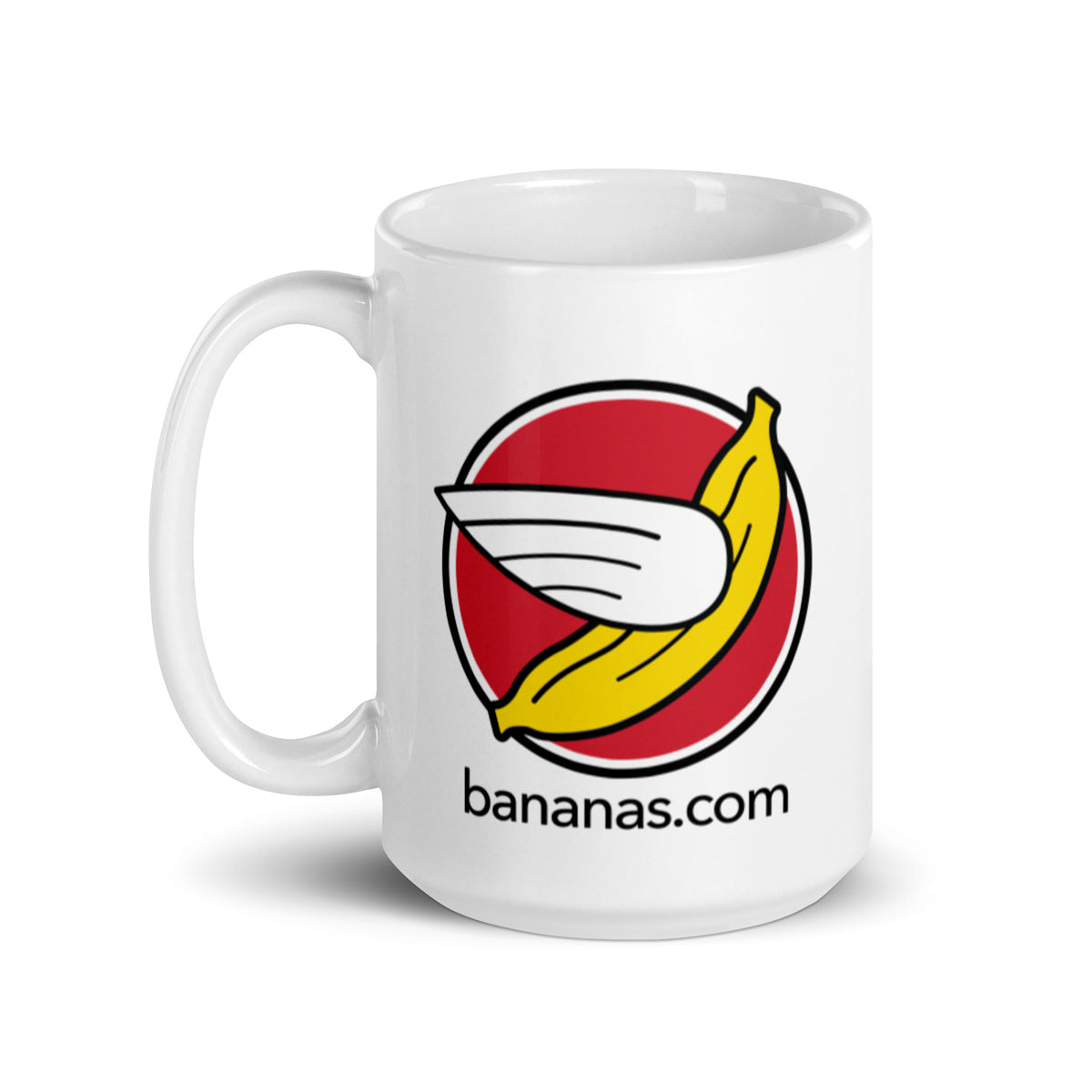 Bananas at Large® White Glossy Mug - Icon Logo