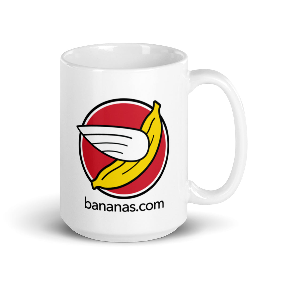 Bananas at Large® White Glossy Mug - Icon Logo